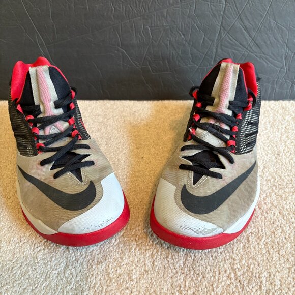 Nike Zoom Run The One James Harden Men's Basketball Shoes Size 9 Gray Black - Picture 2 of 10